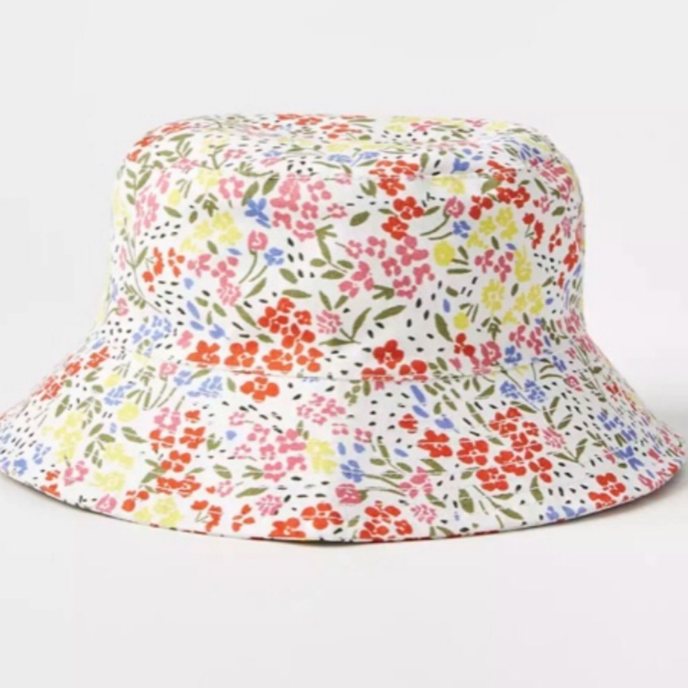LOFT Floral Bucket Hat. One size. NWOT. - Picture 2 of 5
